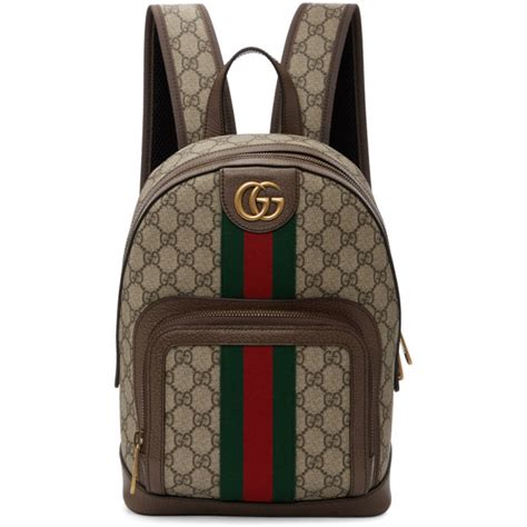 fake brown gucci backpack with red and blue straps|gucci bamboo backpack.